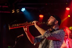 Absinto Orkestra, am 15.2.2025 im Pavillon der IG Kultur in Sindelfingen
