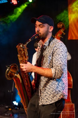Absinto Orkestra, am 15.2.2025 im Pavillon der IG Kultur in Sindelfingen