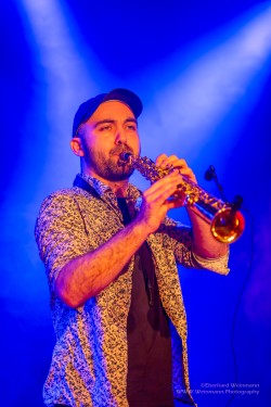 Absinto Orkestra, am 15.2.2025 im Pavillon der IG Kultur in Sindelfingen