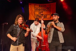 Absinto Orkestra, am 15.2.2025 im Pavillon der IG Kultur in Sindelfingen