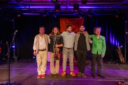 Absinto Orkestra, am 15.2.2025 im Pavillon der IG Kultur in Sindelfingen