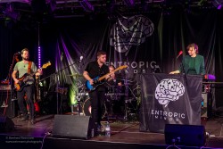 Die Entropic Minds im Pavillon der IG Kultur in Sindelfingen, am 8.3.2025 aufgenommen von Eberhard Weinmann