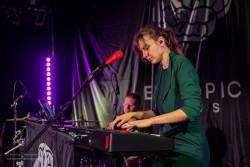 Die Entropic Minds im Pavillon der IG Kultur in Sindelfingen, am 8.3.2025 aufgenommen von Eberhard Weinmann