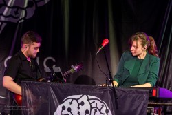 Die Entropic Minds im Pavillon der IG Kultur in Sindelfingen, am 8.3.2025 aufgenommen von Eberhard Weinmann