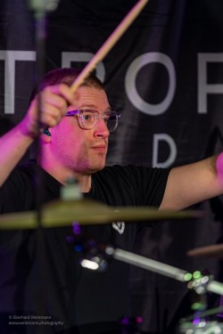 Die Entropic Minds im Pavillon der IG Kultur in Sindelfingen, am 8.3.2025 aufgenommen von Eberhard Weinmann