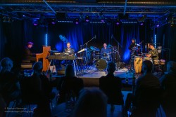 David Helbock Austrian Syndicate, aufgenommen am 15. März 2025 von Eberhard Weinmann im Pavillon der IG Kultur in Sindelfingen.