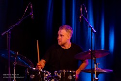 Lukas DeRungs Quintett, aufgenommen am 18. März 2025 von Eberhard Weinmann im Pavillon der IG Kultur in Sindelfingen.