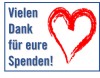 Vielen Dank für eure Spende